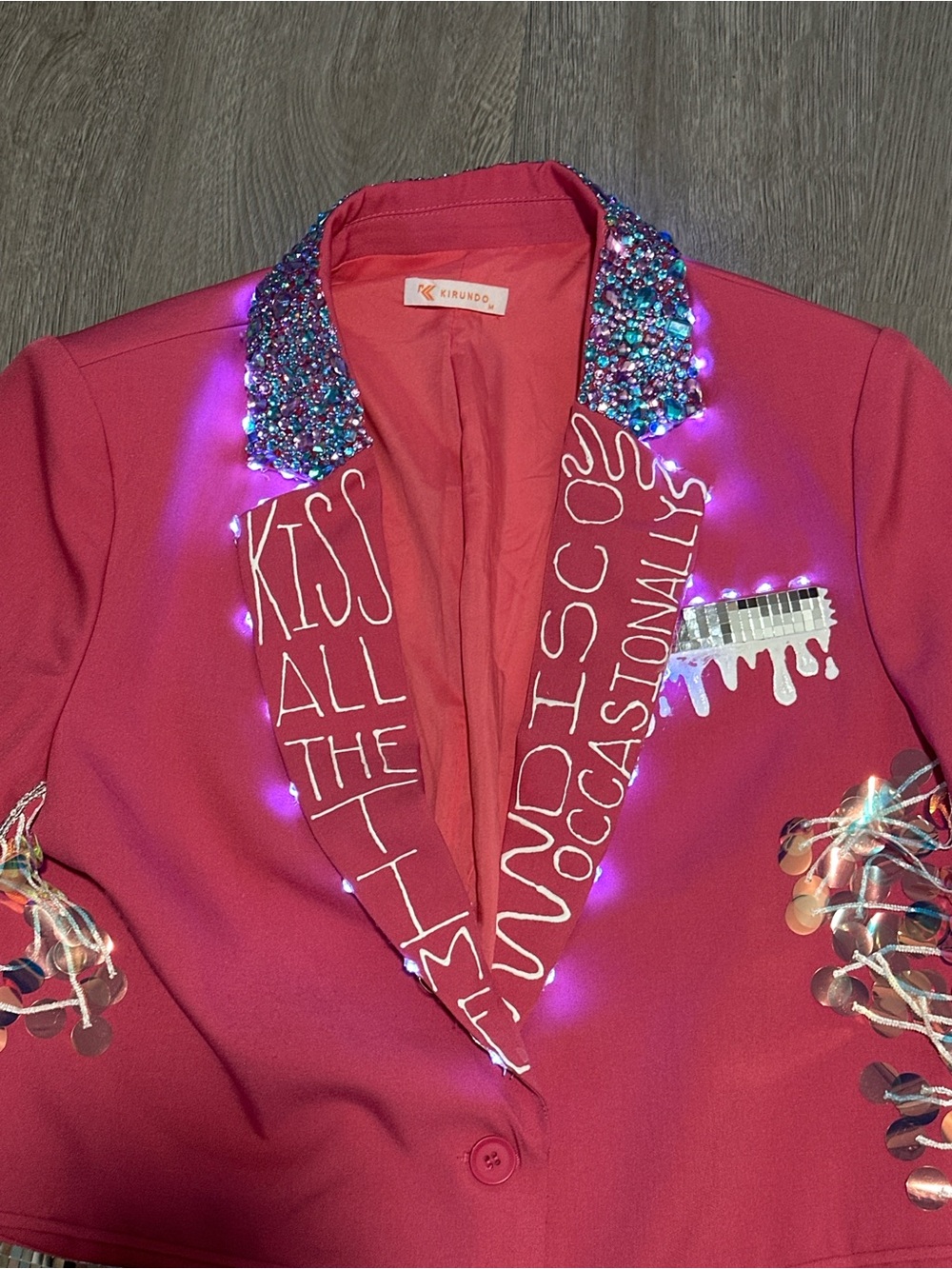Harry Styles together, together tour outfit- custom, handmade suit
